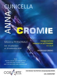 Cromie - mostra personale anna cunicella