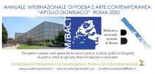Lannuale internazionale apollo dionisiaco invita poeti e artisti alla biblioteca nazionale di roma