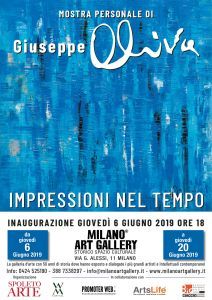 Mostra personale del pittore ragusano giuseppe oliva alla milano art gallery