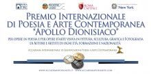 Premio internazionale di poesia e arte contemporanea apollo dionisiaco roma 2019